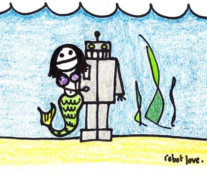 Natalie Dee comic: robotlove * Text: 

robot love.



