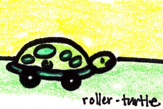Natalie Dee comic: rollerturtle * Text: 

roller-turtle



