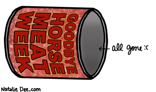 Natalie Dee comic: HMW awww you can lick the can * Text: 