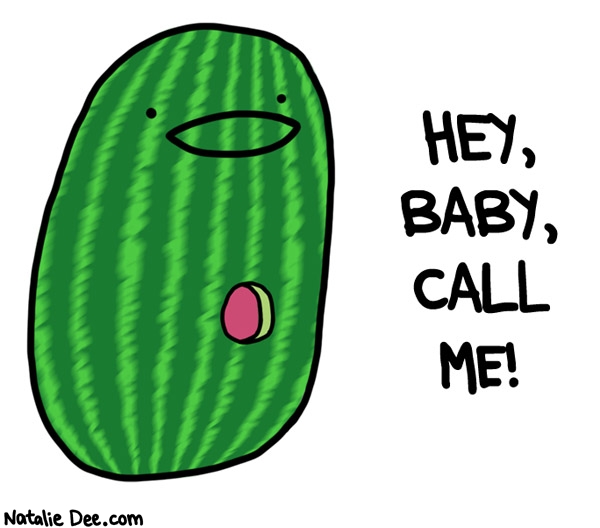 Natalie Dee comic: watermelonwithaholecutinitdate dot com * Text: 
