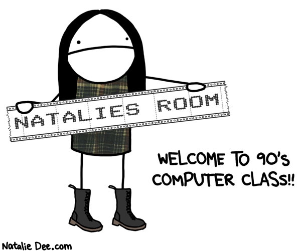 Natalie Dee comic: my career * Text: 