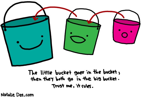 From nataliedee.com. What39;s not to love about buckets with smiley 