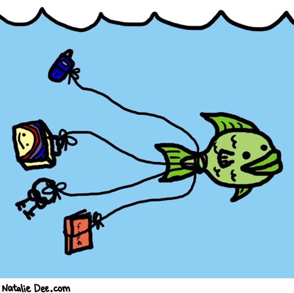 Natalie Dee comic: they dont have arms * Text: 
