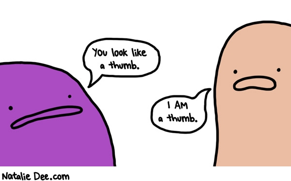 Natalie Dee comic: in that case carry on * Text: 