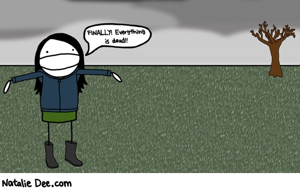 Natalie Dee comic: fall is the best * Text: 