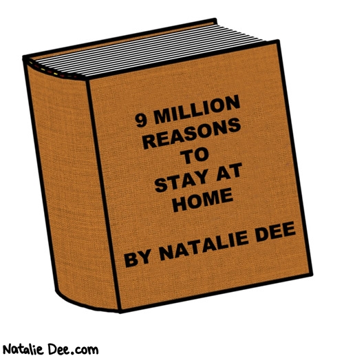 Natalie Dee comic: REASON NUMBER ONE i got this book to read * Text: 