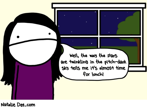 Natalie Dee comic: thanks november thanks for nothing * Text: 